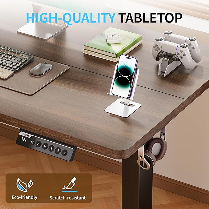 BIZUM Electric Standing Desk, 55x24 inches Height Adjustable Desk, Sit to Stand - Image 9