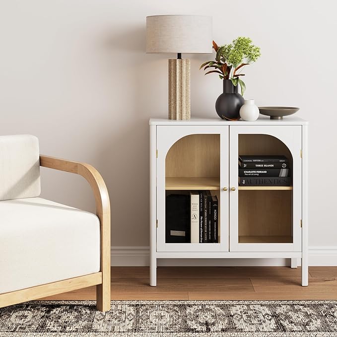 Nathan James Mason Storage Accent Cabinet Sideboard Buffet, Credenza - Image 3
