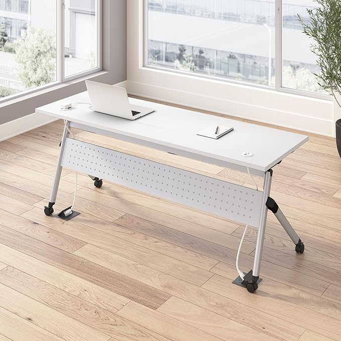 Bush Business Furniture Folding Training Table, 72 inch Desk by BushBusinessFurniture