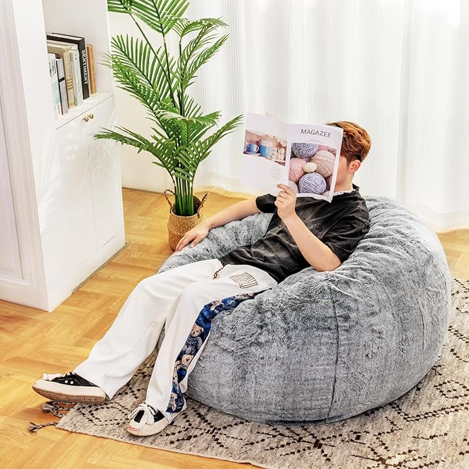 Recaceik Bean Bag Chair Large Bean Bag Chairs, - Image 4