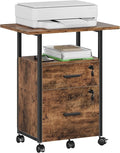 2 Wood Drawer Lockable File Cabinet by GYIIYUO