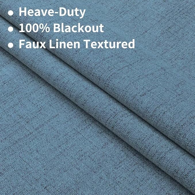 Joydeco Custom 100% Blackout Long Drapes - Image 2