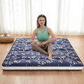 Dr.Futon Japanese Floor Futon Mattress Extra Thick Folding Roll Up Bed Topper by Dr.Futon