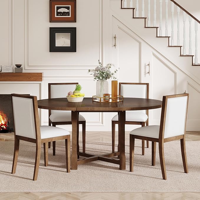 Ball & Cast Farmhouse 5 Pieces Dining Table Set by BallCast