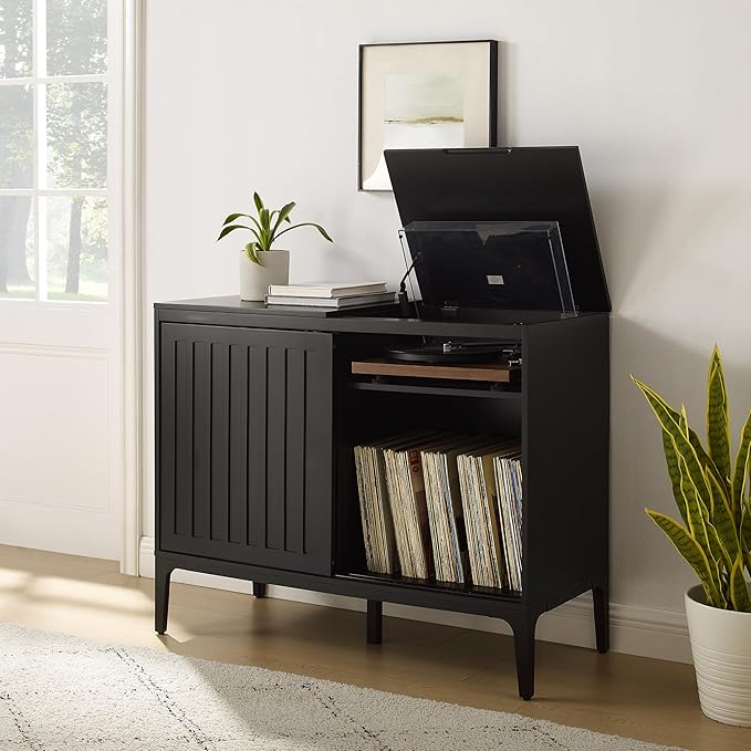 Crosley Furniture Asher Media Console and Record Player Stand - Image 12