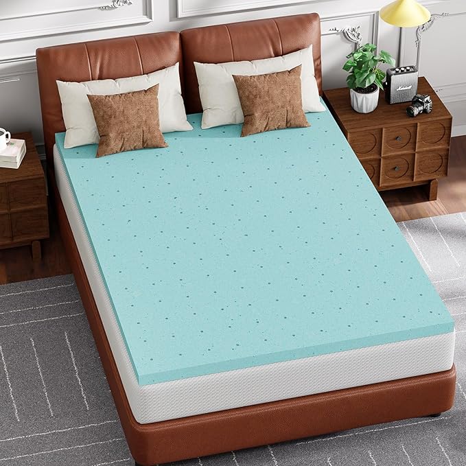 FDW | 8" Full Mattress + 2" Cooling Mattress Topper | Gel Memory Foam | Medium - Image 3