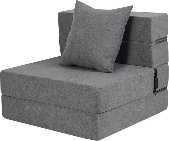 Folding Sofa Bed, High-Density Memory Foam Sofa Bed by LOVMOC