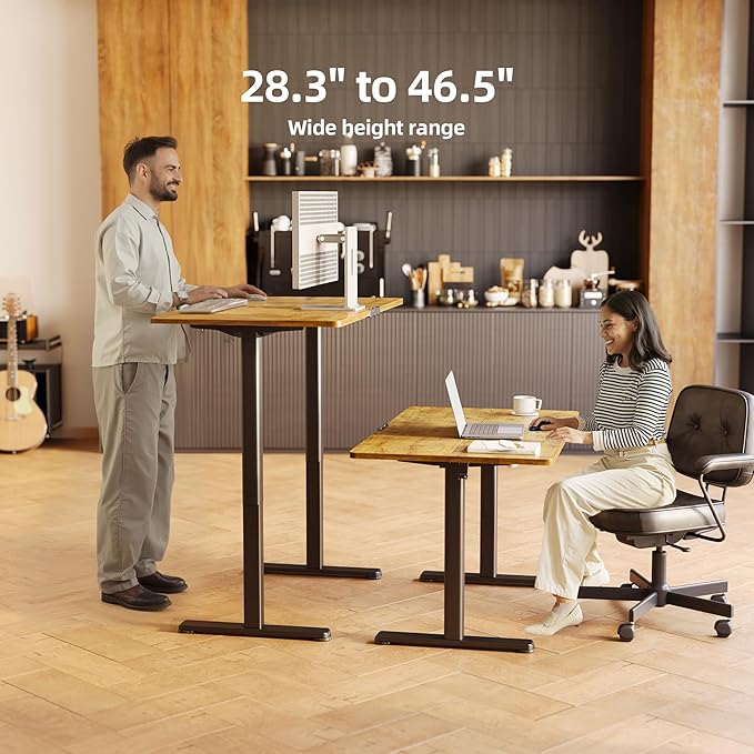Seang Standing Desk with Adjustable Height, 55x24 Inch Electric Stand Up Desk - Image 4