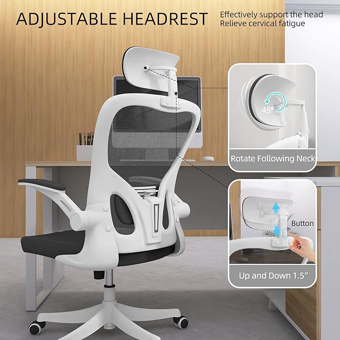 Monhey Office Chair, Ergonomic Office Chair - Image 9