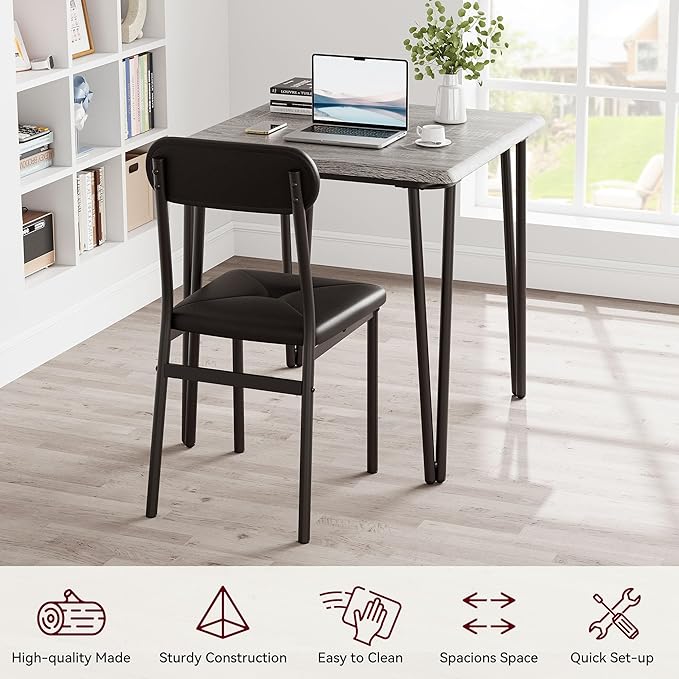 IDEALHOUSE Dining Table Set for 4, Kitchen Table - Image 5