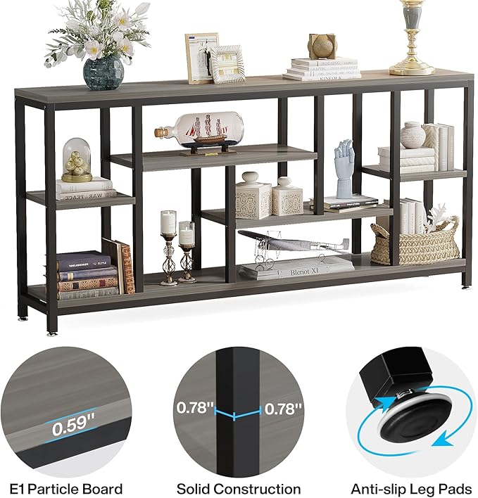 Tribesigns Console Sofa Table, 70.9 inch Extra Long Console Table Behind Couch - Image 7