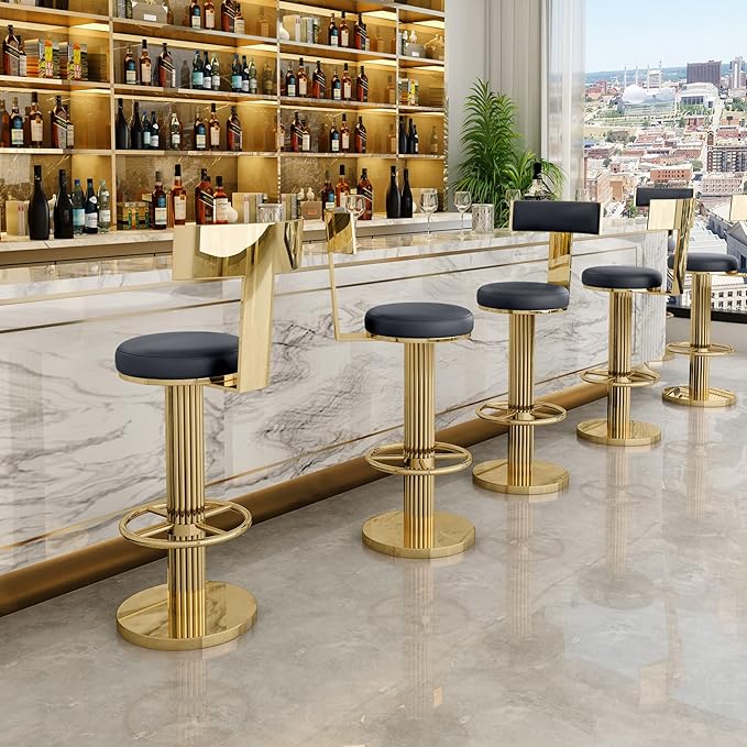 FUNROLUX Swivel Bar Stools - Image 9