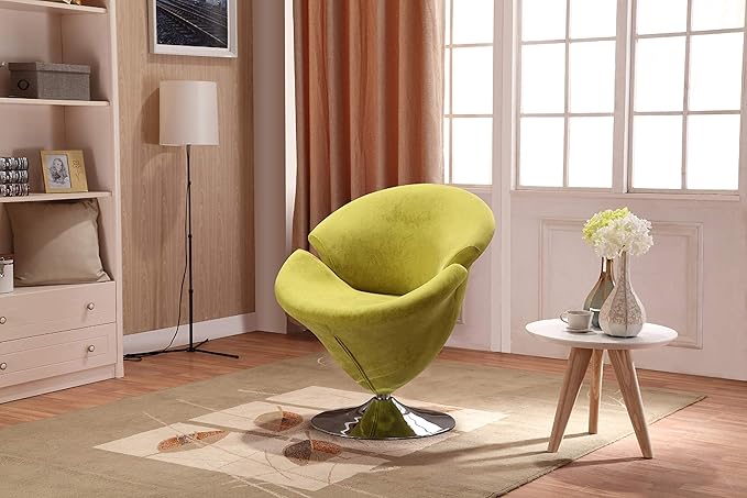 Manhattan Comfort Tulip Swivel Accent Chair - Image 3