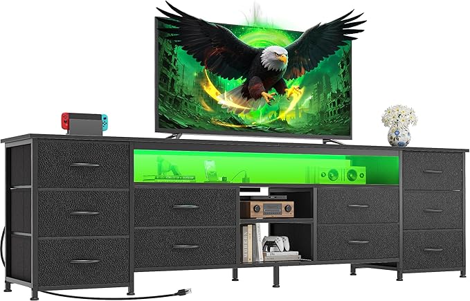 Huuger 70.9 Inch LED TV Stand Dresser by Huuger