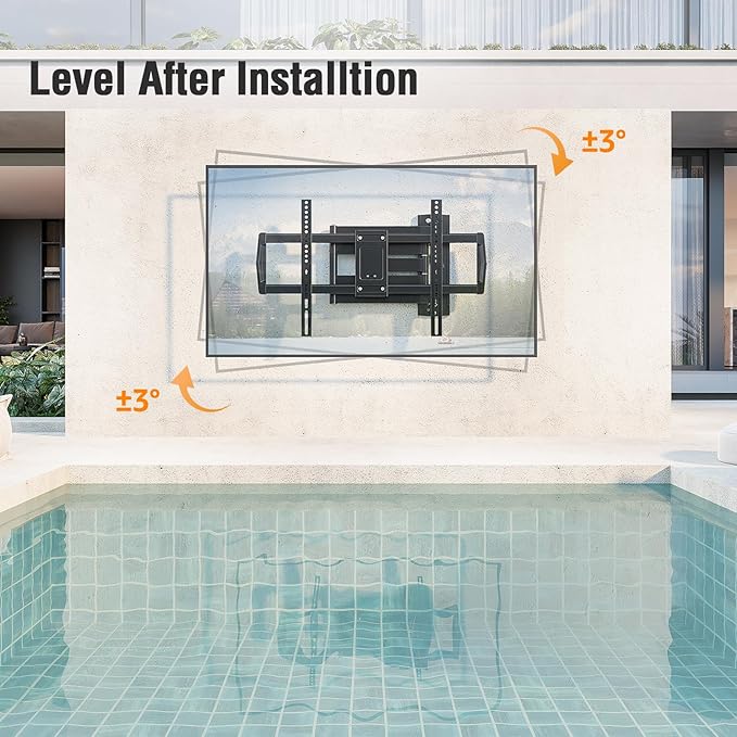ELIVED Outdoor Long Arm TV Wall Mount - Image 7