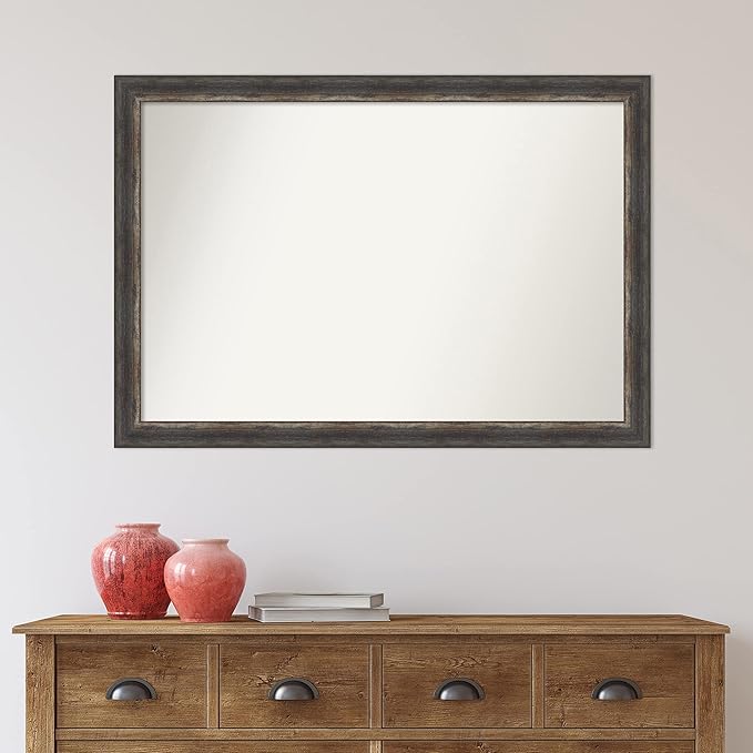 Amanti Art Brown Bathroom Mirror - Image 6