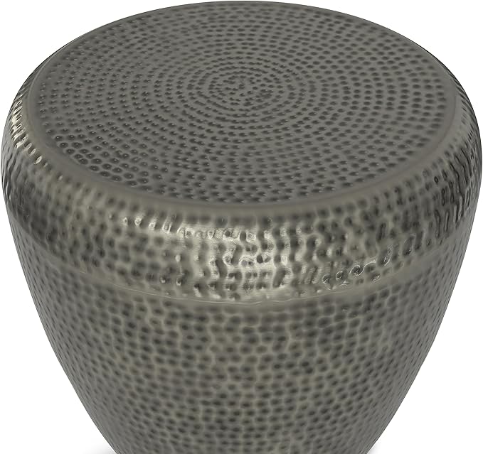 SIMPLIHOME Preston Modern Industrial 22 inch Wide Metal Metal Side Table in - Image 4
