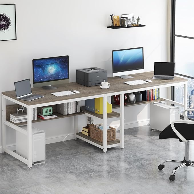 Tribesigns Two Person Desk - Image 7