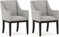 Signature Design by Ashley Burkhaus Traditional Dining Upholstered Arm Chair by SignatureDesignbyAshley