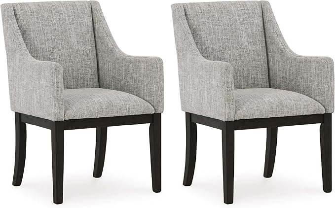 Signature Design by Ashley Burkhaus Traditional Dining Upholstered Arm Chair by SignatureDesignbyAshley