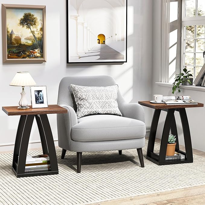 End Tables Living Room. Side Table Beside Sofa. Modern End Table - Image 6