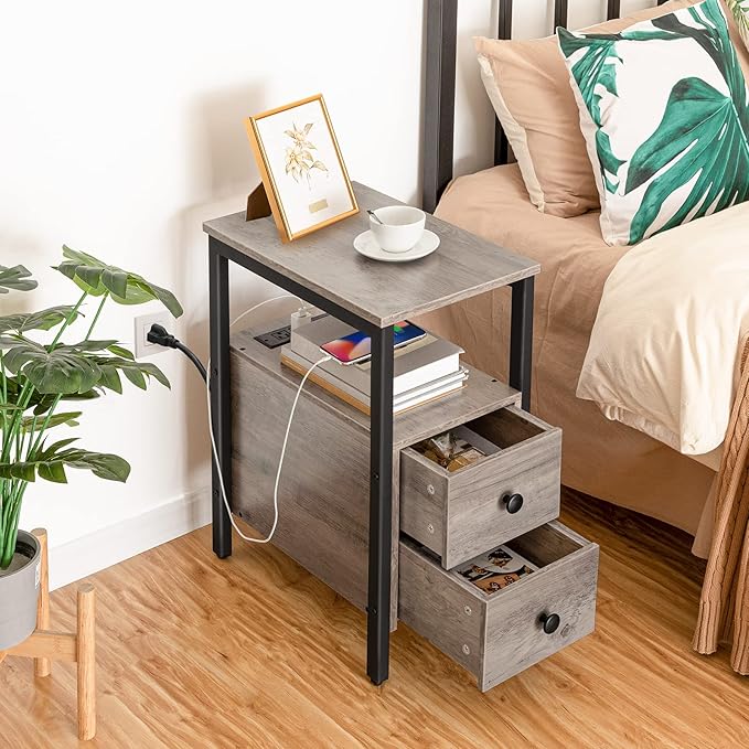 HOOBRO Set of 2 End Tables - Image 8