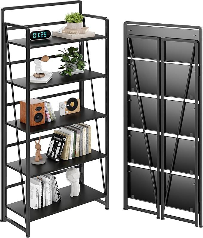 BHG No Assembly Folding Bookshelf by BHG