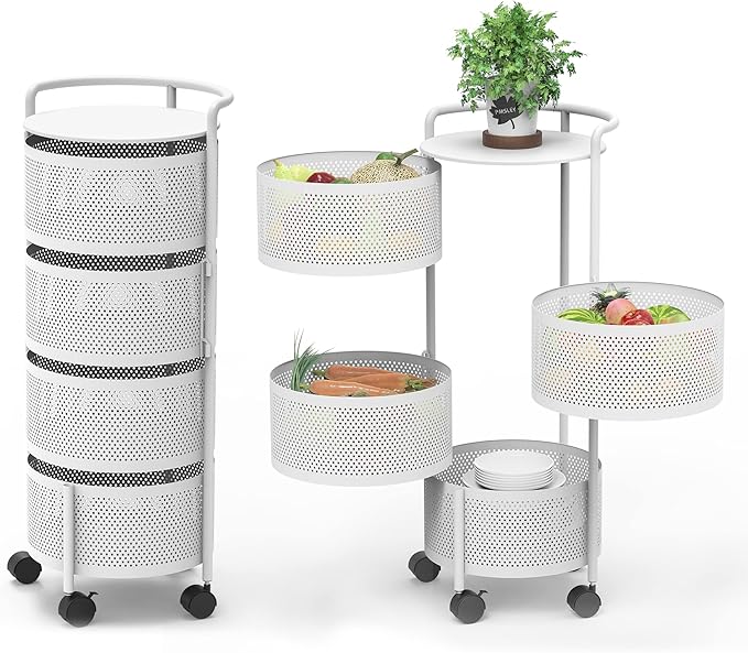 JAQ Rotating Storage Shelves Rack by JAQ-BuyNow