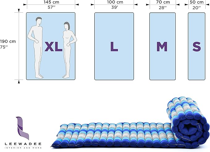 Leewadee - Foldable Floor Mattress - Japanese Roll Up Futon -Trifold Tatami - Image 3