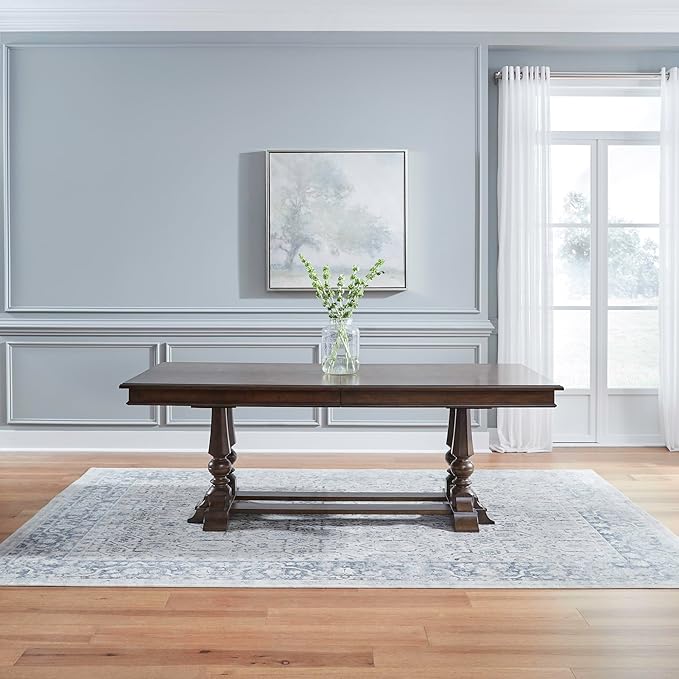 Liberty Furniture Arden Road 5 Piece Dining Trestle Table Set - Image 3