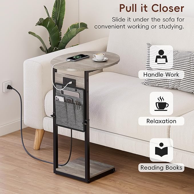 Vagusicc C Shaped End Table - Image 5
