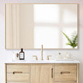 30x48 Inch Orange Gold Bathroom Mirror by Bonverre