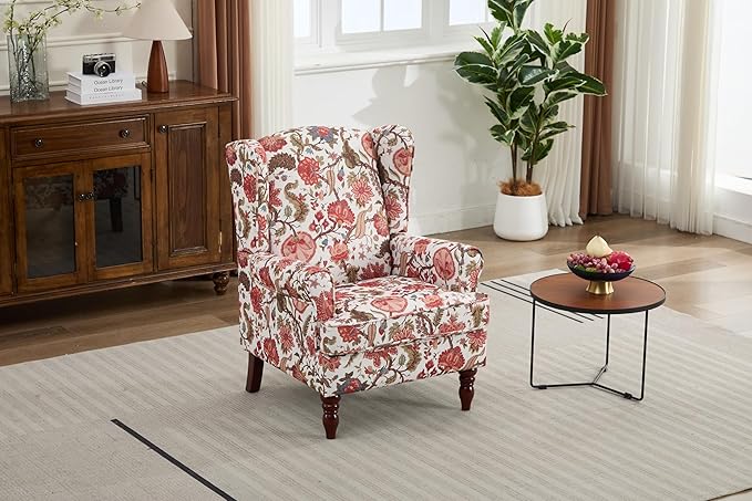 Ball & Cast Modern Accent Chair, Comfy Upholstered Armchair - Image 3