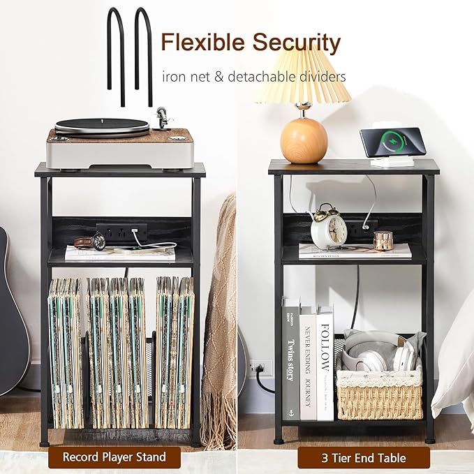 AMHANCIBLE Record Player Stand - Image 5