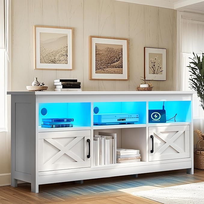 YITAHOME TV Stand for 65 Inch TVs, Entertainment Center - Image 3