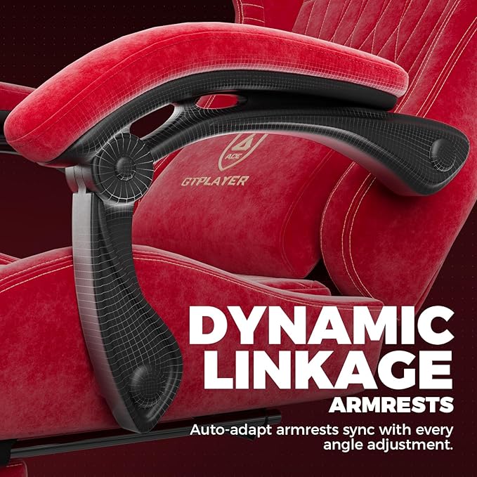 GTPLAYER ACE-PRO Music Gaming Chairs – Built-in Speakers, App Support & - Image 6