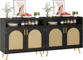 DWVO Buffet Cabinet with Storage, Modern Coffee Bar Cabinets w/Adjustable by DWVO