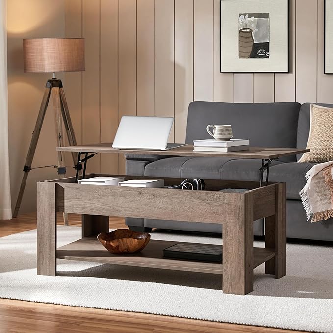 Yaheetech Lift Top Coffee Table - Image 2