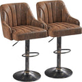 VECELO Bar Stools Set of 2, Adjustable Counter Height Barstools by VECELO