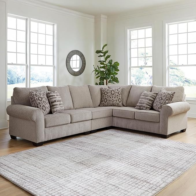 Signature Design by Ashley Claireah Casual L-Shaped 3-Piece Sectional - Image 2