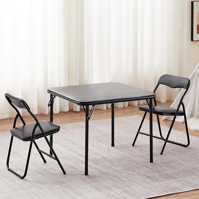 VECELO Kids Folding Activity Table and Chair Set, by VECELO