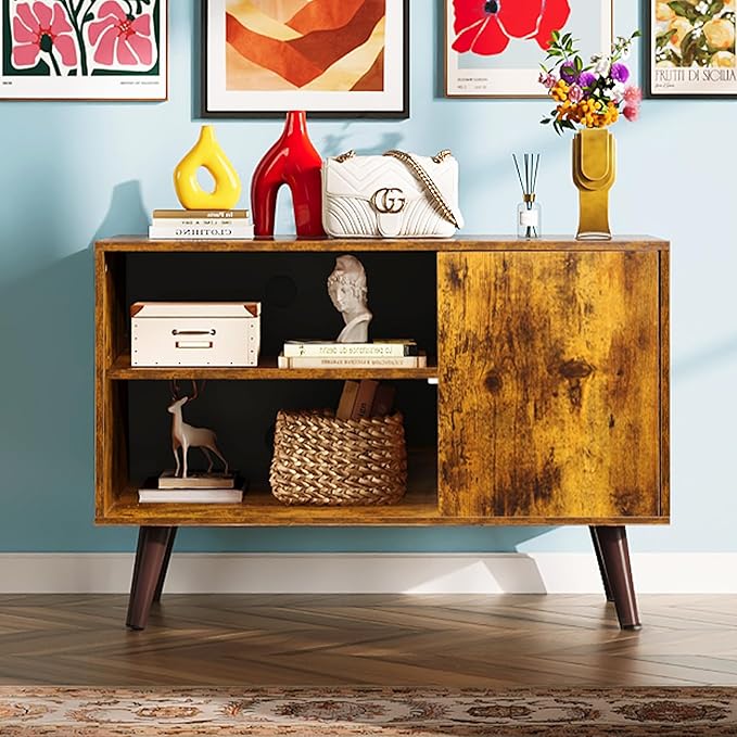 WLIVE TV Stand for 40 Inch TVs, Small Entertainment Center - Image 9
