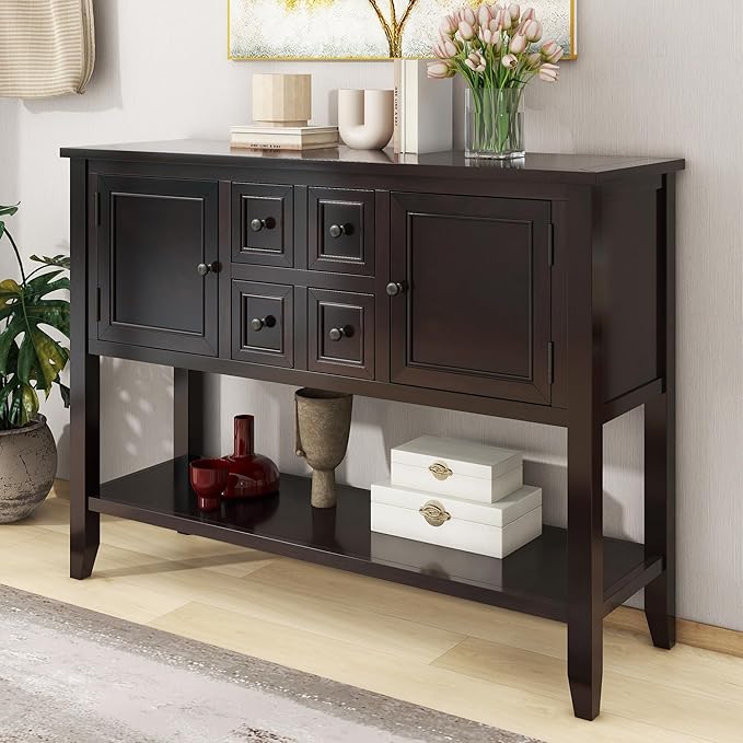 Merax Wood Farmhouse Buffet Table - Image 3