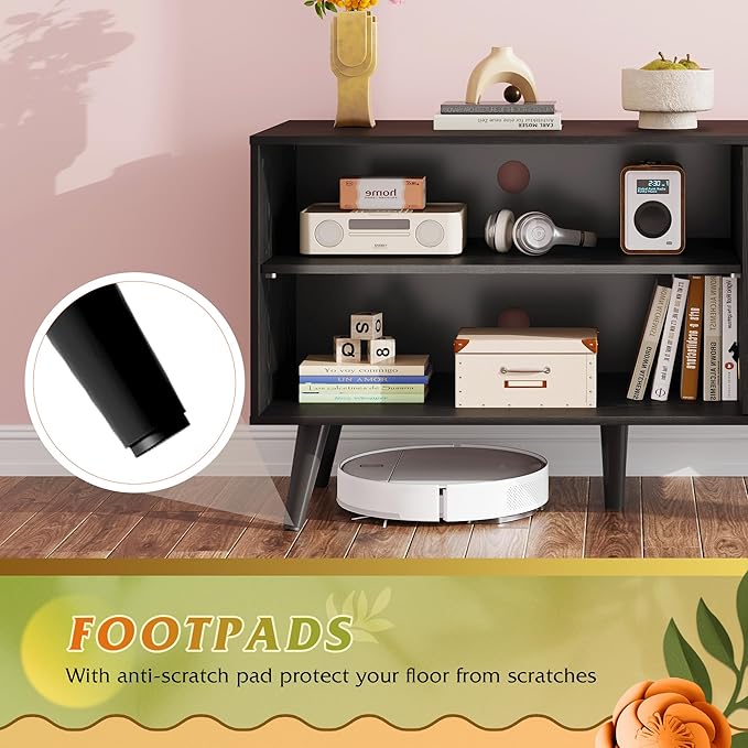 WLIVE TV Stand for 43 Inch TV, Small Entertainment Center - Image 8