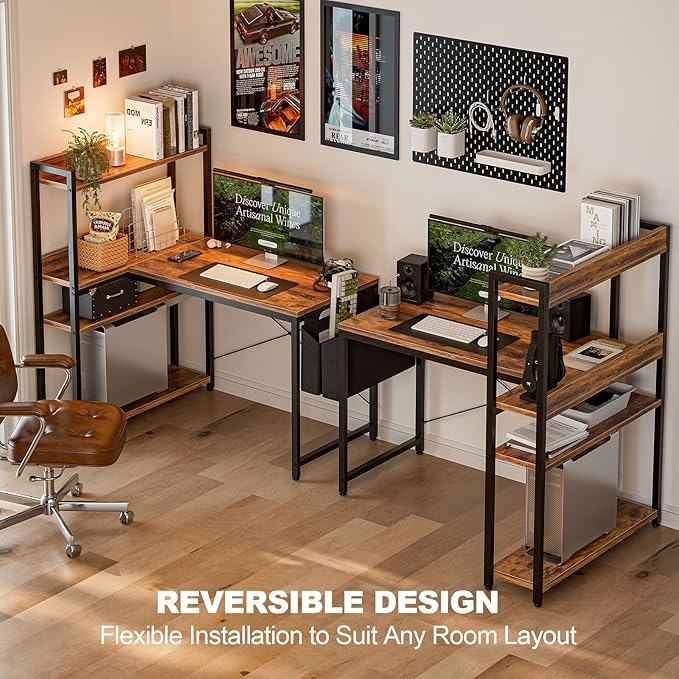 40 Inch L Shaped Computer Desk - Image 4