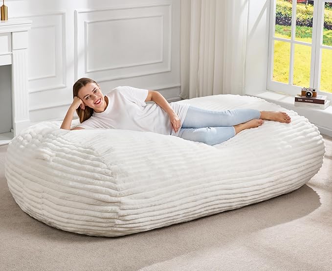 Hobestluk 5FT Bean Bag Chairs Adult Bean Bag by YourHomeDeservesMore