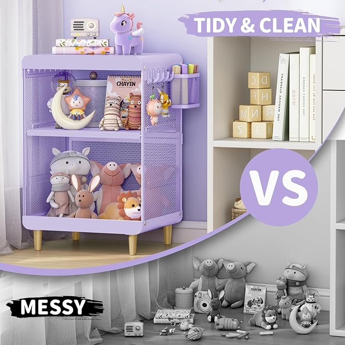 Kids Nightstand, Kids Bedside Table, Teen Girls Night Stand, Toddler Night Stand - Image 7