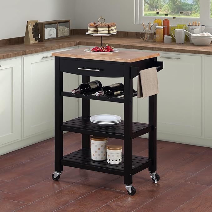 Convenience Concepts Ellaine 4 Tier Kitchen Cart - Image 7