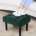 HOUCHICS Fur Padded Foot Stool, Small Ottoman Rest by HOUCHICS