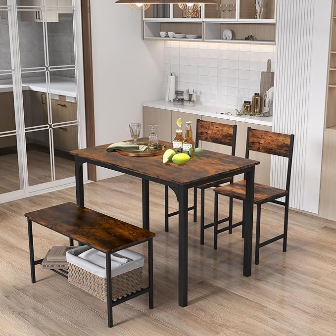 Giantex Dining Table Set for 4, Kitchen Table - Image 2